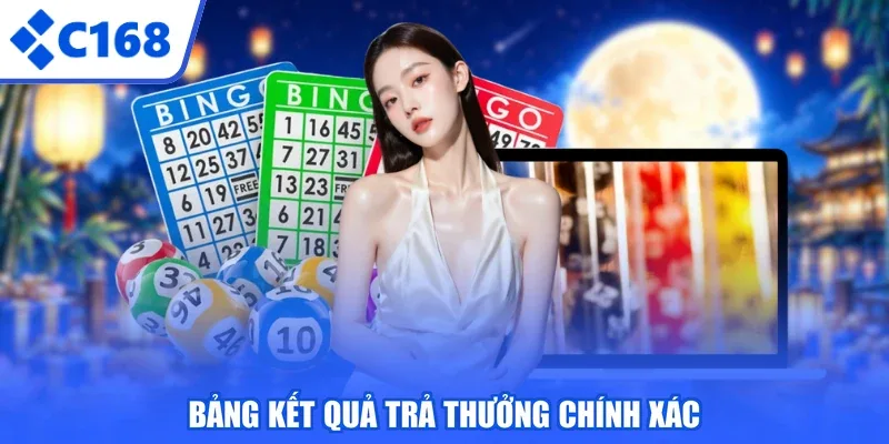 Bảng kết quả trả thưởng chính xác