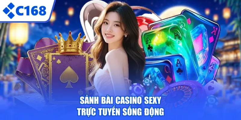 Sảnh bài casino sexy trực tuyến sống động