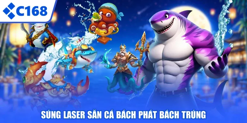Súng laser săn cá bách phát bách trúng